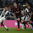 Juventus' forward Paulo Dybala from Argentina scores a penalty during the Italian Serie A football match Juventus Vs AC Milan on March 10, 2017 at the 'Juventus Stadium' in Turin