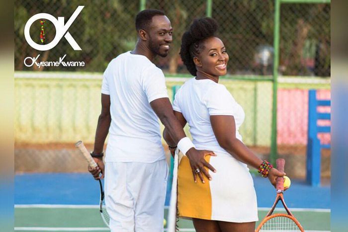 Okyeame Kwame and wife, Annica Nsiah-Apau