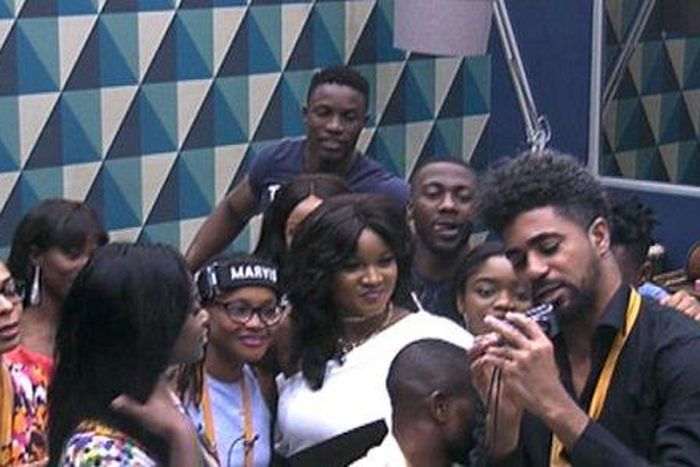 Omotola Jalade-Ekeinde visits the Big Brother house