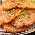 Cheese potato pancakes