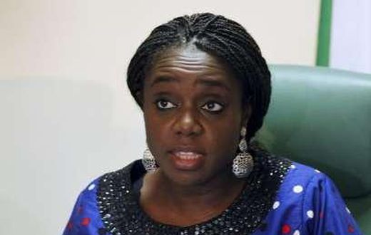 Nigeria's Finance Minister Kemi Adeosun speaks after the inauguration of the Efficiency Unit during an exclusive interview with Reuters in Abuja, Nigeria, November 30, 2015.
