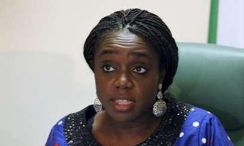 Nigeria's Finance Minister Kemi Adeosun speaks after the inauguration of the Efficiency Unit during an exclusive interview with Reuters in Abuja, Nigeria, November 30, 2015.