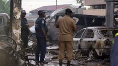 Security official at the scene of the Goil Fire that killed close to 200