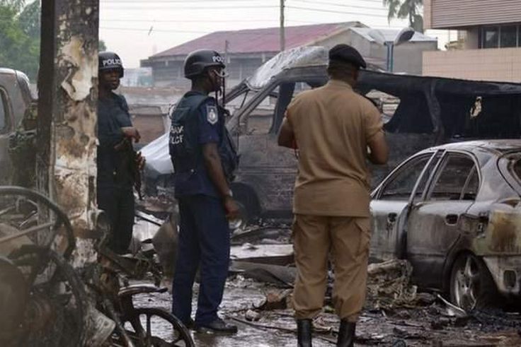 Security official at the scene of the Goil Fire that killed close to 200