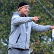 Filo Tiatia, coach of Japan's Super Rugby team the Sunwolves, at a training session in Tokyo on February 20. Tiatia says the Sunwolves have no reason to feel pressure despite a tough debut year in the competition