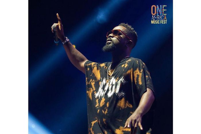 Sarkodie performing at the just ended One Africa Music Fest