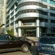 The main entrance to the offices of Angolan State oil firm SONANGOL pictured in Luanda on June 2, 2016