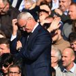 Claudio Ranieri watches Leicester play Chelsea at Stamford Bridge in London on October 15, 2016