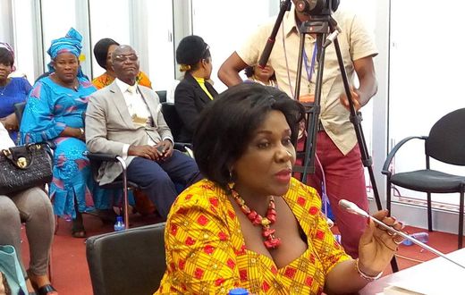 The Minister-Designate for Aviation; Cecilia Abena Dapaah