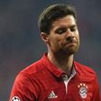 Bayern Munich's Spanish midfielder Xabi Alonso reacts during the UEFA Champions League round of sixteen football match between FC Bayern Munich and Arsenal in Munich, southern Germany, on February 15, 2017