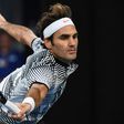 Switzerland's Roger Federer in action against Mischa Zverev of Germany in the Australian Open quarter-finals in Melbourne on January 24, 2017