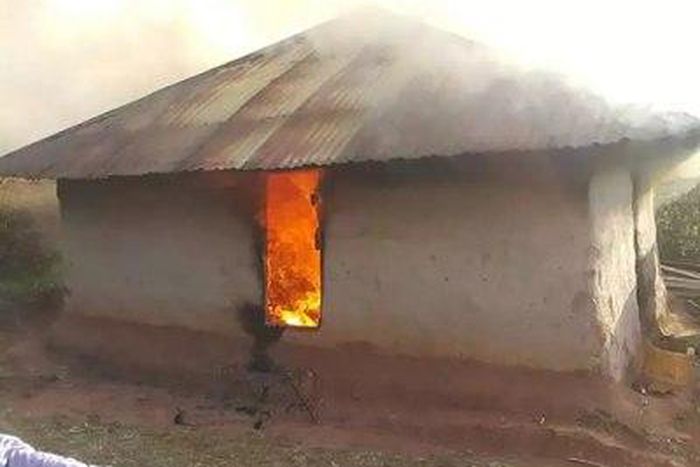 Mother and daughter burnt alive in their home for being witches