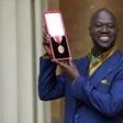 Sir David Adjaye receives his knighthood on behalf of HM Queen Elizabeth II