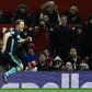 Middlesbrough's midfielder Grant Leadbitter celebrates scoring his team's first goal during the English Premier League football match between Manchester United and Middlesbrough at Old Trafford in Manchester, north west England, on December 31, 2016