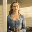 Evan Rachel Wood as Dolores Abernathy in "Westworld"