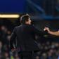 Chelsea's head coach Antonio Conte (L) congratulates midfielder Nemanja Matic (R) at the end of the English Premier League football match against Tottenham Hotspurs November 26, 2016