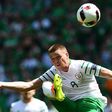 Ireland's midfielder James McCarthy, pictured on June 26, 2016, recently had a groin operation