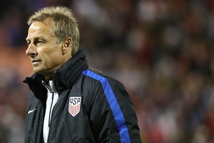 Former US men's national football coach Jurgen Klinsmann, seen in October 2016, was fired by the US Soccer Federation November 21, 2016
