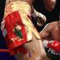 Manny Pacquiao squares off with Jessie Vargas during their WBO welterweight championship fight at the Thomas & Mack Center in Las Vegas, Nevada, on November 5, 2016