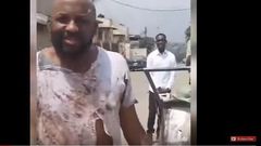 Banky W turns mad man on set