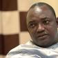 Gambian president-elect Adama Barrow, seen December 12, 2016, said in a Christmas message, "If the colonialists could peacefully hand over executive power... (we) should be able to show a better example to our children"