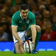 Ireland's fly-half Johnny Sexton prepares to take an early penalty during the Six Nations international rugby union match between Wales and Ireland at the Principality Stadium in Cardiff, south Wales, on March 10, 2017