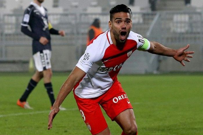 Monaco forward Radamel Falcao is the club's leading scorer