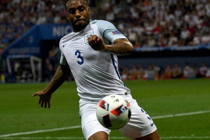 England's defender Danny Rose plays during Euro 2016 match between England and Iceland at the Allianz Riviera stadium in Nice on June 27, 2016