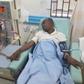 Adeshina Adesanya on his sick bed.
