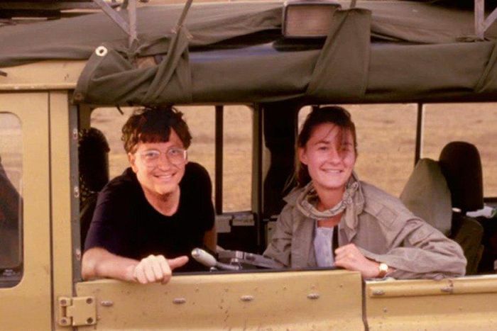 Bill and Melinda Gates on one of their numerous trips to Africa