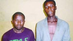 The suspects, Samuel Meme and his partner