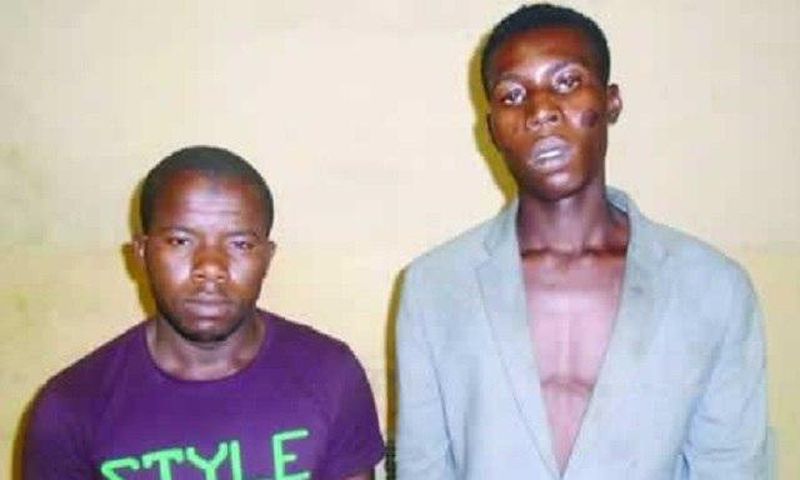 The suspects, Samuel Meme and his partner