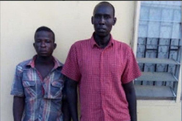 The gang-rape suspects, Ezekiel Yusuf and Musa Abubakar