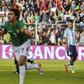 Bolivia's forward Marcelo Martins celebrates after scoring against Argentina during their 2018 FIFA World Cup qualifier football match in La Paz on March 28, 2017