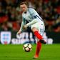 England's captain Wayne Rooney passes the ball during the World Cup 2018 football qualification match between England and Malta at Wembley Stadium in London on October 8, 2016