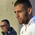 Leicester City centre-forward Islam Slimani has a groin problem that forced him to train on his own ahead of Algeria's Cup of Nations clash with Tunisia