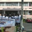 Group march to EPA to fight against coal power plant in Ghana