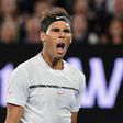 Spain's Rafael Nadal beat Milos Raonic of Canada in three sets to reach the Australian Open semi-finals in Melbourne on January 25, 2017