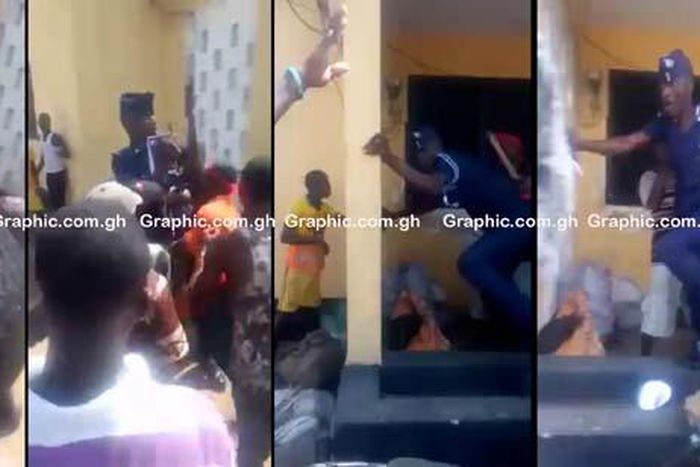 The residents had attacked the police station two weeks ago following the death of a suspect in custody.