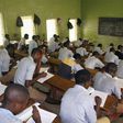 Secondary School students writing WAEC exams.