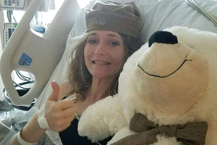 This woman hiked a marathon in the snow to save her family over the weekend