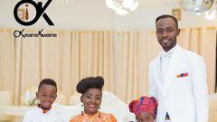 Hiplife artiste Okyeame Kwame shares adorable photos of family