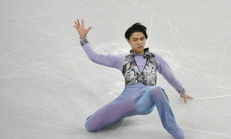 22-year-old Japanese Yuzuru Hanyu set world records for the short, free programme and overall score in 2015