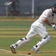 Australia's Shaun Marsh plays a shot plays a shot during the first day of three-day practice cricket match between India 'A' and Australia at The Brabourne Cricket Stadium in Mumbai on February 17, 2017