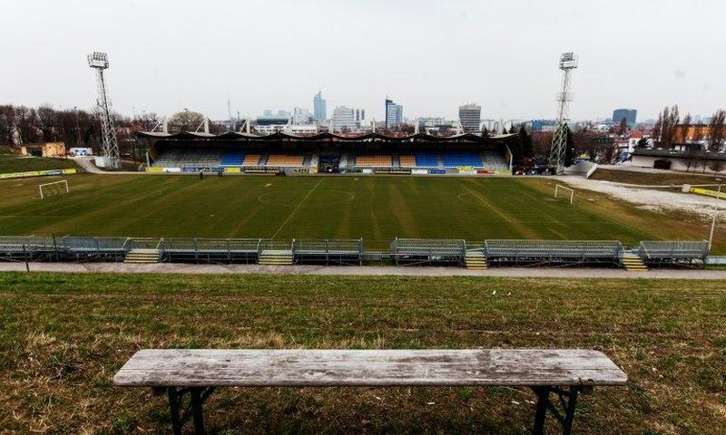 The now dilapidated terraces of what was once continental Europe's biggest stadium: First Vienna Football Club 1894