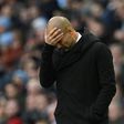 Manchester City's Spanish manager Pep Guardiola reacts on the touchline during the English Premier League football match between Manchester City and Middlesbrough at the Etihad Stadium in Manchester, north west England, on November 5, 2016