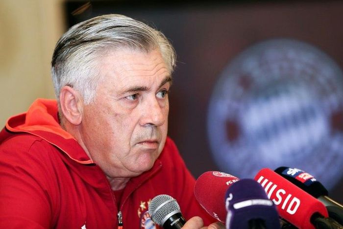 Carlo Ancelotti, head coach of German football club Bayern Munich, is seen January 10, 2017 and said of the weather at his team's upcoming match, "It will be cold - for us, but also for Freiburg. There is no advantage for either team"