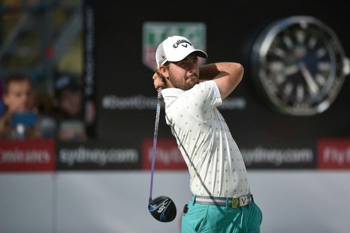 Australian golfer Curtis Luck tees off on the 15th hole during day one of the Australian Open golf tournament at the Royal Sydney Golf Club in Sydney