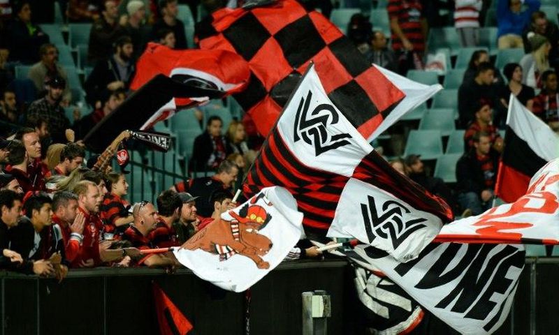 Fans raised an obscene banner at the ANZ Stadium when the Western City Wanderers ended Sydney FC's 19-game unbeaten streak