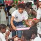 Becca hosts Christmas Party for orphans at Max Mart Fun House